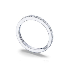Tacori Dantela Diamond Eternity Wedding Ring in Platinum