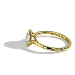 Bezel Set Round Diamond Engagement Setting