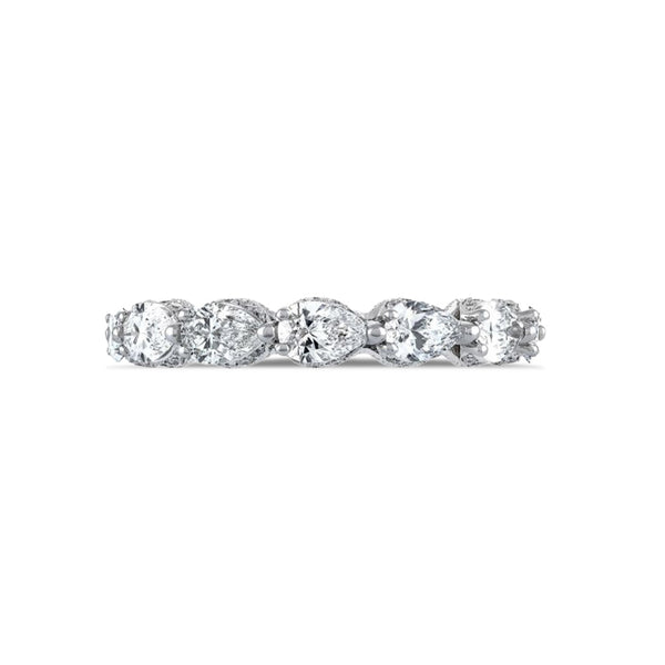 Tacori RoyalT Pear Pavé Diamond Eternity Band
