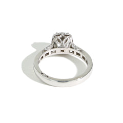 Tacori Dantela Round Cushion Halo Pavé Engagement Ring Setting
