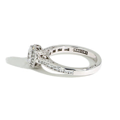 Tacori Dantela Round Cushion Halo Pavé Engagement Ring Setting