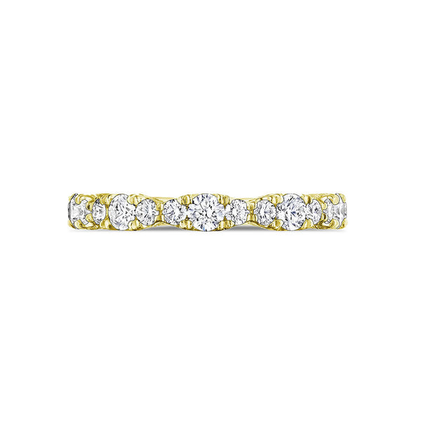 Tacori Classic Crescent RoyalT Marquise Detail Wedding Band