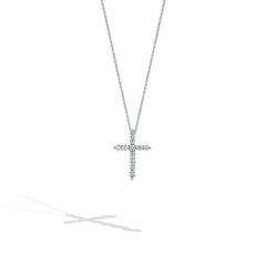 Big Diamond Cross Necklace - 2.00ctw