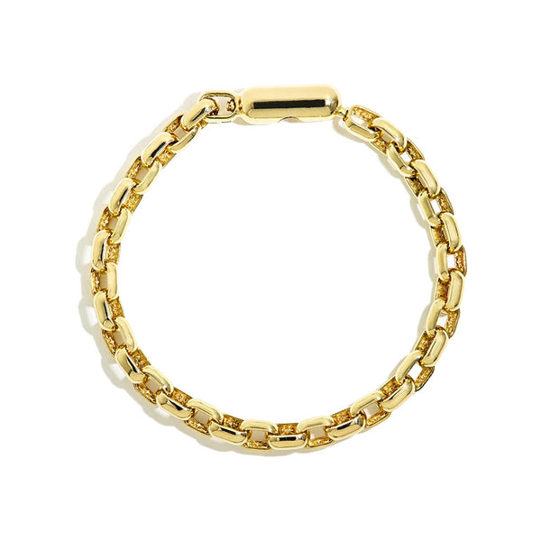Robert Pelliccia Yellow Gold Oval Link Bracelet