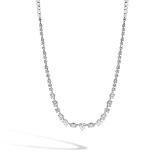 4ctw Fancy Shape Diamond Necklace