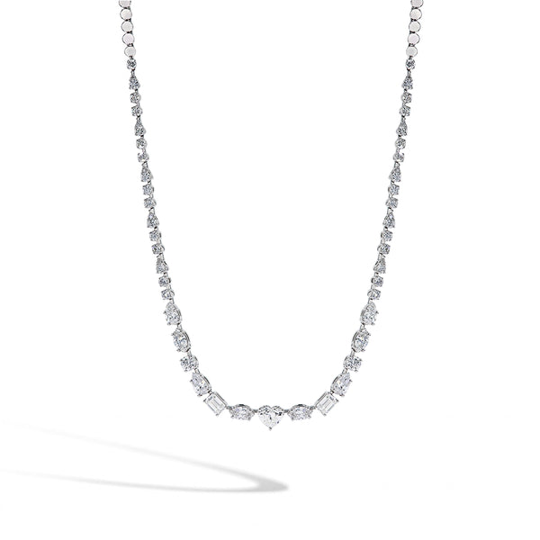 4ctw Fancy Shape Diamond Necklace