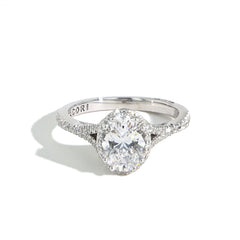 Tacori Dantela Cushion Bloom with Split Shank