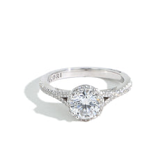 Tacori Dantela Cushion Bloom with Split Shank