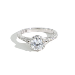 Tacori Dantela Round Bloom with Split Shank
