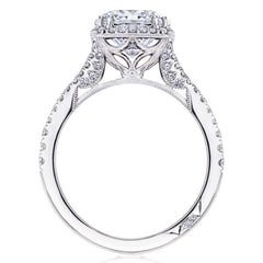 Tacori Dantela Cushion Bloom with Split Shank