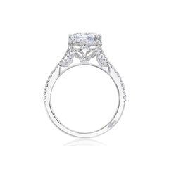 Tacori Dantela Cushion Bloom with Split Shank