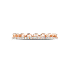 Tacori Crescent Crown 3/4 Emerald Ring