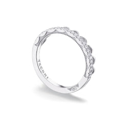 Tacori Crescent Crown 3/4 Emerald Ring