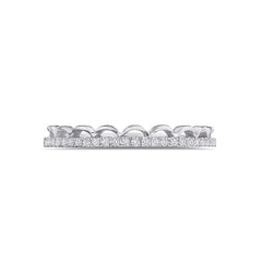 Tacori Crescent Crown 3/4 Emerald Ring