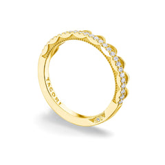 Tacori Crescent Crown 3/4 Emerald Ring