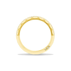 Tacori Crescent Crown 3/4 Emerald Ring