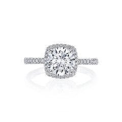 Tacori Simply Tacori Cushion Halo Engagement Ring