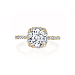Tacori Simply Tacori Cushion Halo Engagement Ring