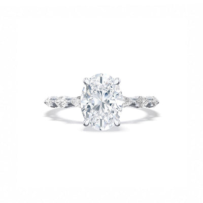 Tacori Sculpted Crescent Oval Pavé Ring - Tacori product