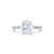 Tacori Sculpted Crescent Oval Pavé Ring