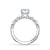 Tacori Sculpted Crescent Oval Pavé Ring