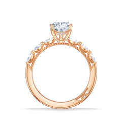 Tacori Sculpted Crescent Pear Pavé Ring