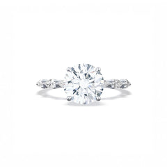 Tacori Sculpted Crescent Round Pavé Ring