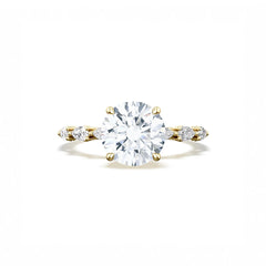 Tacori Sculpted Crescent Round Pavé Ring