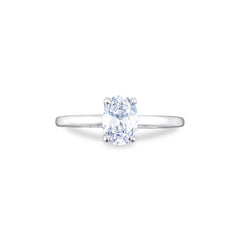 Tacori Oval Hidden Halo Engagement Ring Setting