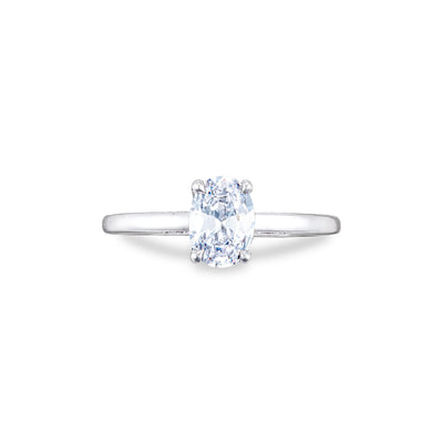 Tacori Oval Hidden Halo Engagement Ring Setting - Tacori product