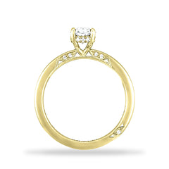 Tacori Oval Hidden Halo Solitaire Engagement Ring Setting