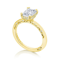 Tacori Dantela Hidden Bloom Solitaire Engagement Ring