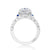 Tacori Dantela Sapphire Cadillac Side Stone Engagement Ring