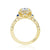 Tacori Dantela Sapphire Cadillac Side Stone Engagement Ring