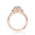 Tacori Dantela Sapphire Cadillac Side Stone Engagement Ring