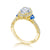 Tacori Dantela Sapphire Cadillac Side Stone Engagement Ring