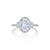 Tacori Dantela Cadillac Three Stone Bloom Engagement Ring