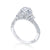 Tacori Dantela Cadillac Three Stone Bloom Engagement Ring