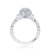 Tacori Dantela Cadillac Three Stone Bloom Engagement Ring