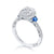 Tacori Dantela Sapphire Cadillac Side Stone Engagement Ring