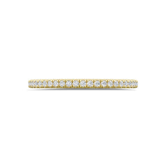 Tacori 3/4 Lunetta French Pave Wedding Band in 18K Yellow Gold