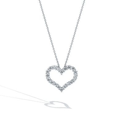 Diamond Heart Necklace - 0.75 ctw - Private Label product