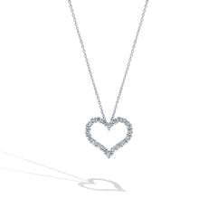 Diamond Heart Necklace - 0.50 ctw