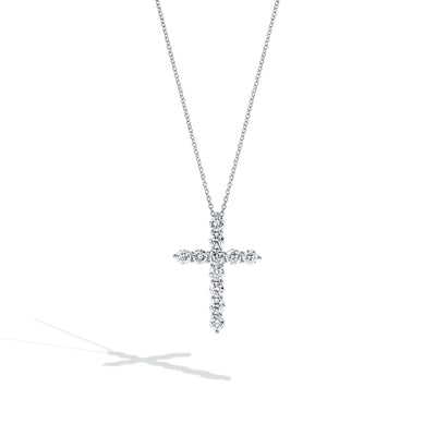 Large Diamond Cross Necklace - 1.50ctw - Private Label product