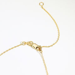 Roberto Coin Tiny Treasures Yellow Gold Small Diamond Cross Pendant Necklace