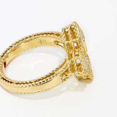 Roberto Coin Petite Venetian Princess Diamond Flower Ring