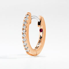 Roberto Coin Diamond Huggie Earrings