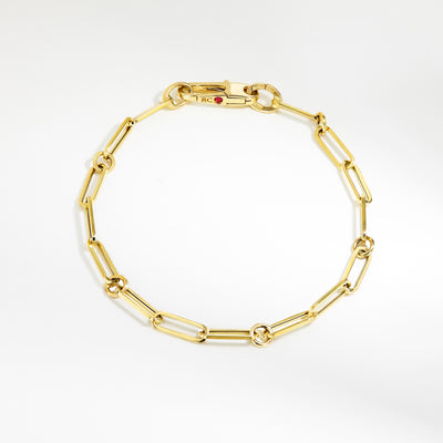 Roberto Coin Thin Paper Clip Link Bracelet - Roberto Coin product