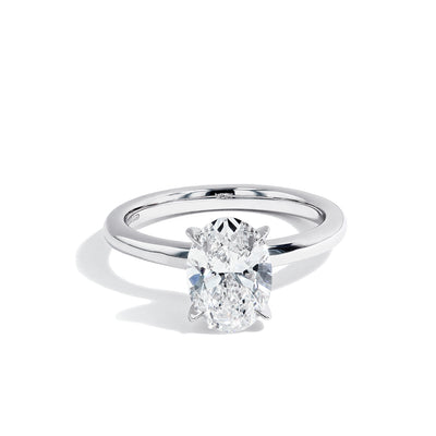 2.05 Carat Lab Grown Oval Engagement Ring - Private Label product