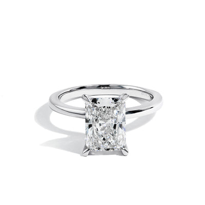 3.03 Carat Lab Grown Radiant Cut Engagement Ring - Private Label product